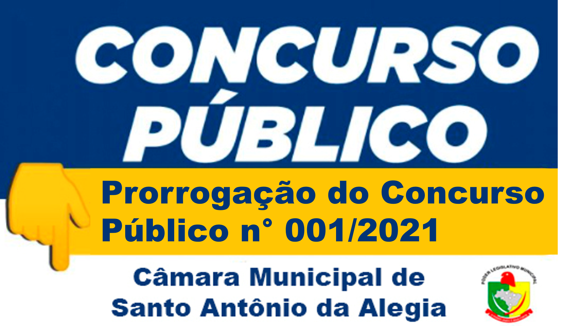 Prorrogação do Concurso Público n° 001/2021